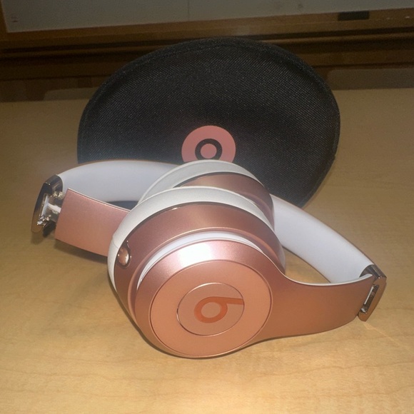 Rose Gold Over-Ear Headphones